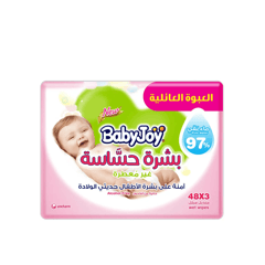 Baby Joy Sensitive Skin  Wet Wipe (3X48) Wipes