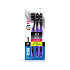 ORAL-B  ULTRA THIN SENS.BLACK TOOTHBRUSH (2+1)	