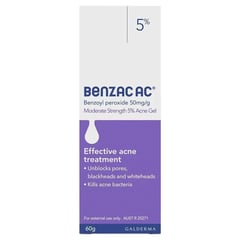 Benzac-Ac 5 % gel 60g