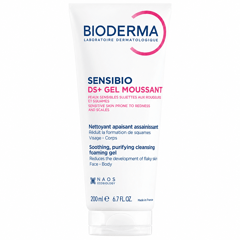 Bioderma Sensibio Ds+ Foaming Gel 200 ml
بيوديرما سينسيبيو دي إس + جل رغوي للوجه 200 مل