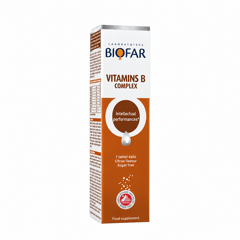 Biofar Vitamin B Complex 20 Tabs
بيوفار فيتامين بي المركب 20 قرص