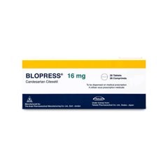 Blopress 16 mg 28 Tablets
بلوبرس 16 مجم 28 قرص