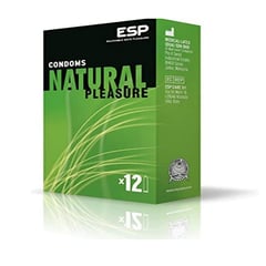 Esp Condom Natural Pleasure 12 Pieces