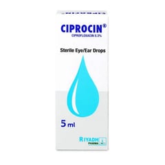 Ciprocin 0.3% Eye & Ear Drops 5 ml