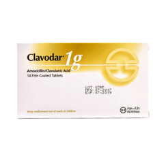 Clavodar 1gm 14 Tablets