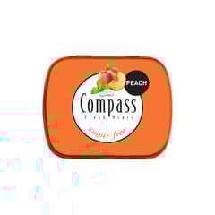 كومباس خوخ ونعناع خالي من السكر 50 قطعة 14 جم