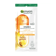 Garnier Face Sheet Mask Instant Brightening With Vitamin C 28 gm