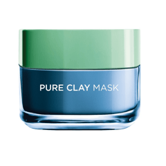 لوريال قناع الطين النقي بخلاصة الطحالب البحرية يزيل الرؤوس السوداء و يشد المسامات 50 مل