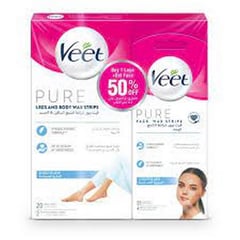 Veet Pure Cws Legs+Face 50% Off