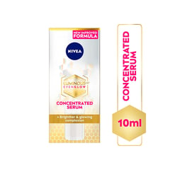 Nivea Luminous Even Glow Concentrated Serum 10 ml
نيفيا لومينوس إيفن جلو سيروم مركز للبشرة 10 مل
