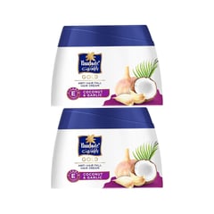 Parachute Hair Cream Anti Hair Fall Garlic (2X140Ml)