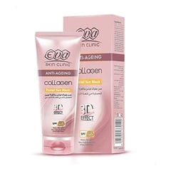 ايفا سكين كلينيك كريم بالكولاجين مع عامل وقاية +50 من اشعة الشمس 50 مل