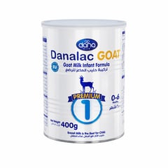 Danalac Premium (1) Goat Milk Infant Formula 400g
دانالاك بريميوم (1) تركيبة حليب الماعز للرضع ٤٠٠ جم