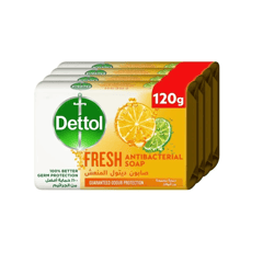 Dettol Soap Fresh 120 gm (3+1) 