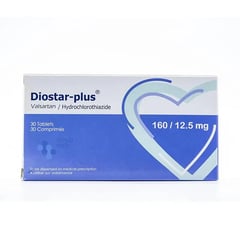 Diostar Plus 160 / 12.5 mg Tablets – 30 Tablets