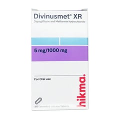 Divinusmet Xr 5Mg1000Mg 60Tabs
