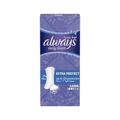 Always Pantyliner Extra Protect Large 16 Pieces