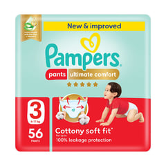 Pampers Premium Care Pants Diapers Size (3) 6-11Kg 56 Pants