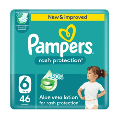 Pampers Mega Aloevera Care (6) XXL Large 46 Pieces