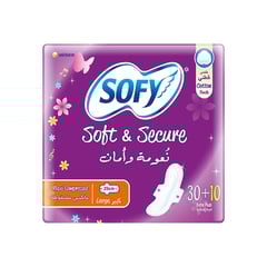 Sofy Feminine Pads Large 40 pieces
