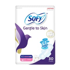 SOFY Gentle to Skin Slim  Large 29 cm with Wings 30 Pads