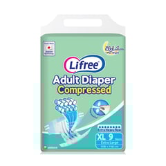 Lifree Adult Diaper Adhesive Tape Super Absorbent Package Xl 9 Pads