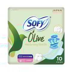 Sofy Olive Sanitary Pads With Wings 10 Pads
