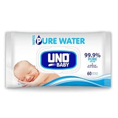 أونو بيبي مناديل مبللة بالماء النقي 60 منديل