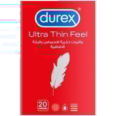 Durex Condom Feel Ultra Thin 20 Pieces
