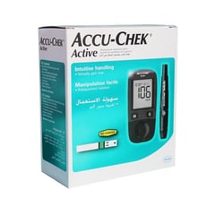 Accu-Chek Active Glucometer
أكيو تشيك أكتيف جهاز تحليل السكر