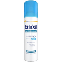Etiaxil Anti-Transpirant Aerosol 48h Protection For Sensitive Skin 150 ml
إيتاكسيل مزيل عرق بخاخ للبشرة الحساسة حماية لمدة 48 ساعة 150 مل