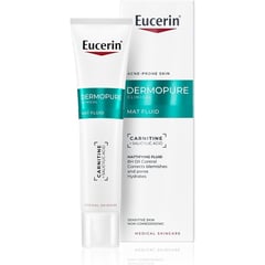 Eucerin Dermopure Mattifying Fluid 40 ml
يوسيرين ديرموبيور سائل مرطب للتحكم في زيوت الوجه 40 مل