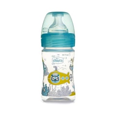 Chicco Well-Being Plastic Bottle (0m+) Blue150 ml