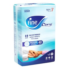 Fine Care Adult Diapers Medium 40 Diapers
فاين كير حفاضات كبار السن مقاس وسط 40 قطعة