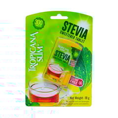 Tropicana Slim With Stevia Sweetener 300 Tablets
تروبيكانا سلم مع ستيفيا مُحلي 300 قرص
