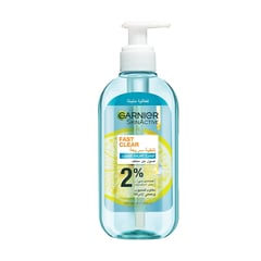 Garnier Fast Clear Gel Wash 200 ml
جارنييه تنقية سريعة 2% غسول جل للوجه 200 مل