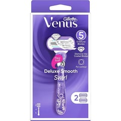 Gillette Venus Deluxe Smooth With 5 Deluxe Blades, 2 Razor
