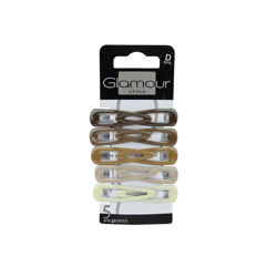 جلامور مشابك شعر بنية اللون 10 قطع