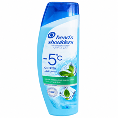 Head & Shoulders Shampoo Ice Fresh 375 ml
هيد أند شولدرز شامبو إنتعاش الجليد 375 مل