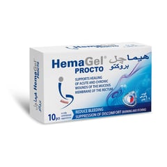 Hemagel Procto 10 Suppositories