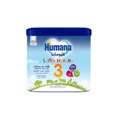 Humana Little Heroes (3) Baby Milk 400g
هيومانا الأبطال الصغار (3) حليب أطفال 400 جم