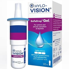 Hylo‑Vision SafeDrop Gel Eye Drops 10 ml