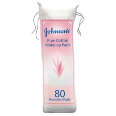 Johnson's Pure Cotton Make-Up 80 Pads