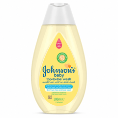 Johnson`s Baby Top-To-Toe Wash 300 ml
جونسون غسول شامل للأطفال من الرأس حتي القدمين 300 مل