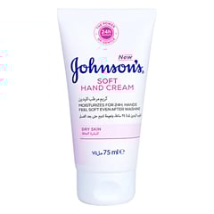 Johnson's Soft Hand Cream 75 ml
جونسون سوفت كريم ترطيب اليدين 75 مل