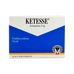 Ketesse 25 mg Tablets