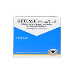 Ketesse Injection 50 mg/2 ml – 5 Ampoules