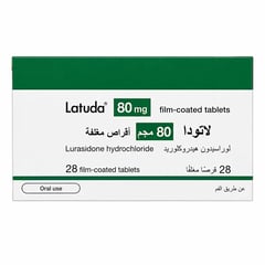 Latuda 80Mg 28Tablets