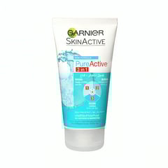 Garnier Pure Activ 3X1 Wash+Mask+ Scrub 50Ml
غارنية بيور اكتيف 3*1غسول مقشر قناع للوجه 50مل