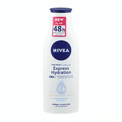 Nivea Body Lotion Express Hydration 250Ml
نيفيا اكسبريس هايدريشين – لوشن للجسم – للبشرة العادية والجافة (250 مل)